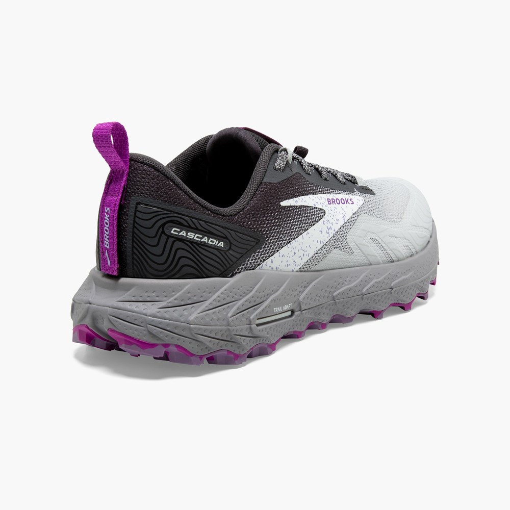 Chaussure Trail Running Brooks Cascadia 17 Citron Noir Femme | PZC-4155262